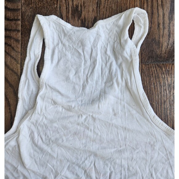 Vtg Punk Garfield Cancun Mexico Tank Top White 90's Punk Rock Party Hardy - Picture 15 of 15